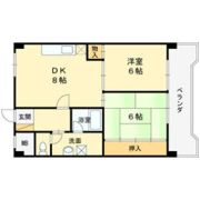 北淀宝ハイツカトレアの間取り画像