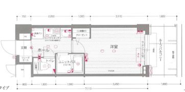 ラナップスクエア同心Ⅱの間取り画像