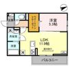 フェリーチェTAKASAKI Ⅱの間取り画像