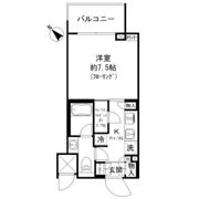 パークリュクス白金高輪の間取り画像