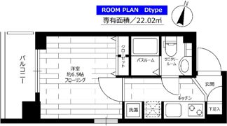 ステージファースト三軒茶屋アジールコートの間取り画像
