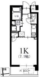 KマンションつるまいⅡの間取り画像