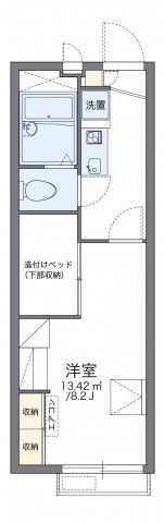 レオパレス宮野木の間取り画像
