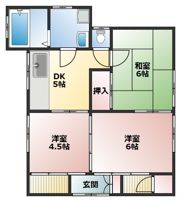 宮里住宅の間取り画像