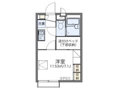 レオパレス湯島セカンドの間取り画像