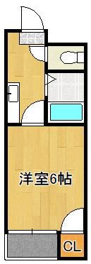 ギャラン小芝の間取り画像