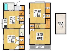 福岡武蔵野戸建の間取り画像