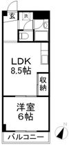 モンシャトー北新宿の間取り画像