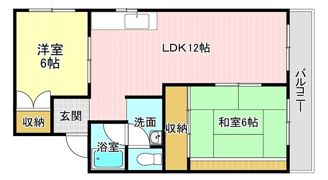 コーポラス佐鳴の間取り画像