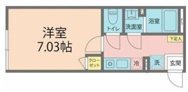 カインドネス新所沢A棟の間取り画像
