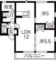 レオニスB棟の間取り画像