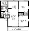 レオニスB棟の間取り画像