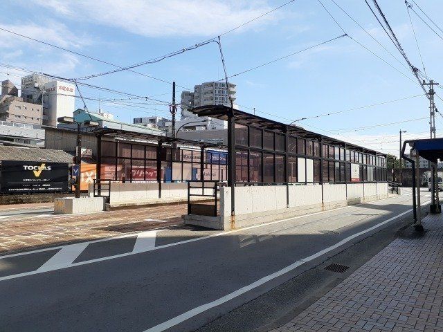 熊本市電 河原町電停まで15m