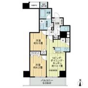 ライオンズタワー岡山表町の間取り画像