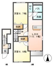アクイールの間取り画像