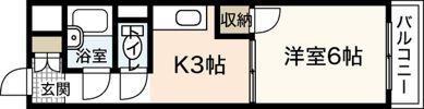 ビバブル長束の間取り画像