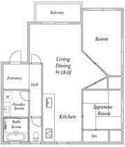 ヴィラ柏の間取り画像