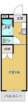 スタジアムⅠの間取り画像