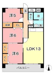厚生町クラウンズマンションの間取り画像