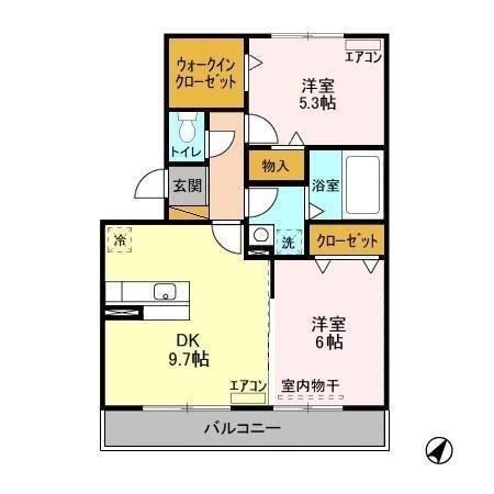 ツインハーモニーB棟の外観画像