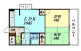 日宝ポニクレール府中の間取り画像