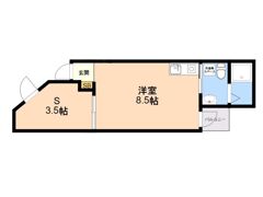 ガレット南福岡の間取り画像