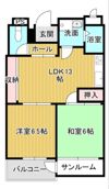 エクセルふたすぎの間取り画像