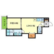 F asecia 城北公園通の間取り画像