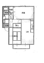サンフローラ袋井Aの間取り画像