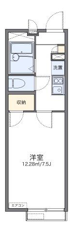 レオパレスクレエ豊中の間取り画像
