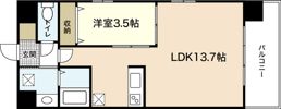 ノーブル広島駅前の間取り画像