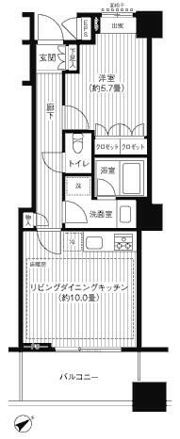 エアライズタワーの間取り画像