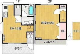 テラスハウス富浜の間取り画像