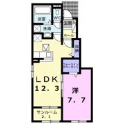 グランデCの間取り画像