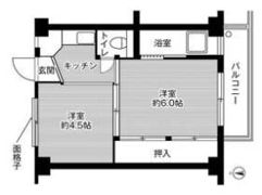 ビレッジハウス不入斗2号棟の間取り画像