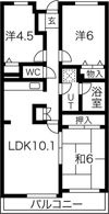 クレスの間取り画像