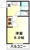 リトルハイム花尻58号館の間取り画像