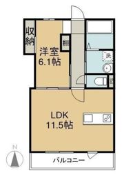 イデアーレ中庄Aの間取り画像
