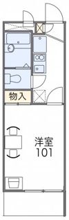 レオパレスレグルスの間取り画像