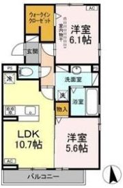 プロムナード S棟の間取り画像
