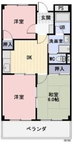 Sunshain南志水の間取り画像