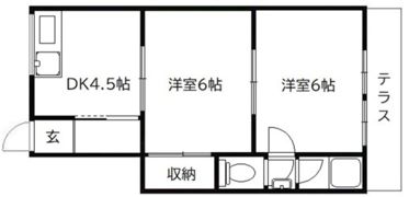 草野豊津文化A･B棟の間取り画像