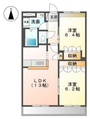 ヴェルドミール豊浜の間取り画像