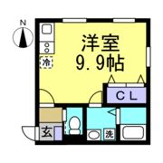 ベルセ常滑Ⅲの間取り画像