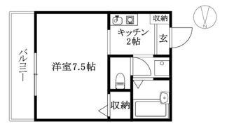 フォブール山越の間取り画像