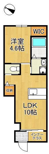 仮）若松区白山新築アパートの間取り画像