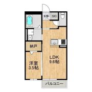 ハイムルーエフジの間取り画像