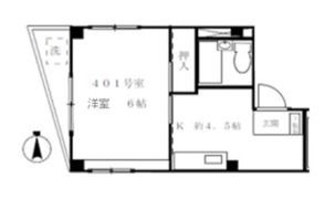 クロノス東砂の間取り画像