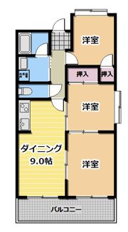 メゾン三郷の間取り画像