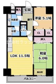 ベルフォーレの間取り画像